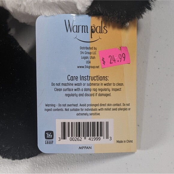 Warm Pals Panda Microwavable Plush Comfort Stuffed Animal Weighted Toy Coolable - Picture 5 of 11